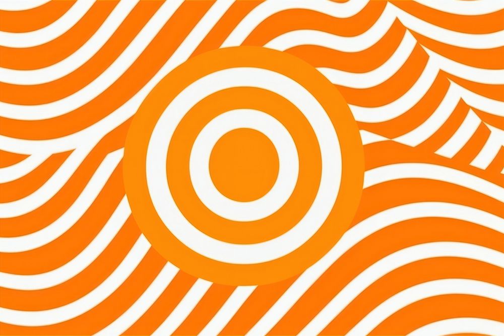 Orange pattern abstract spiral.