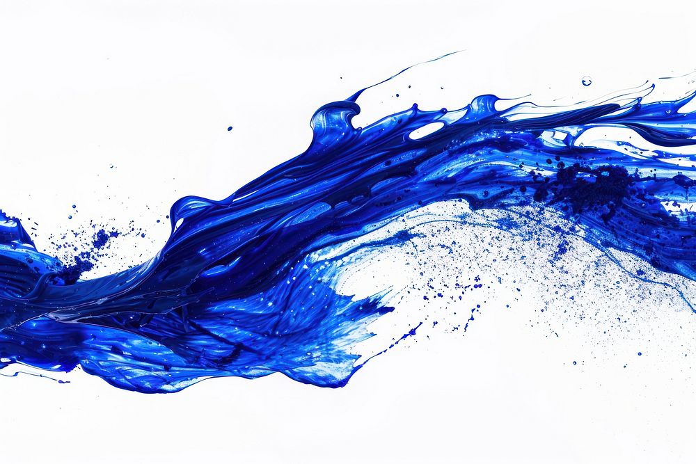 Blue paint splash backgrounds white background splattered.