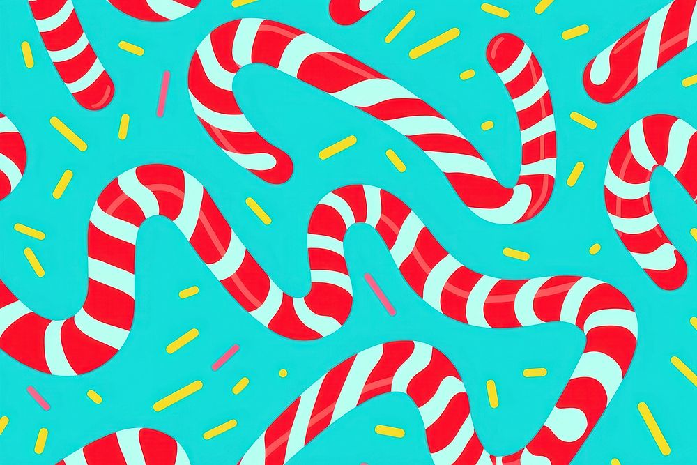 Candy cane pattern confectionery backgrounds.
