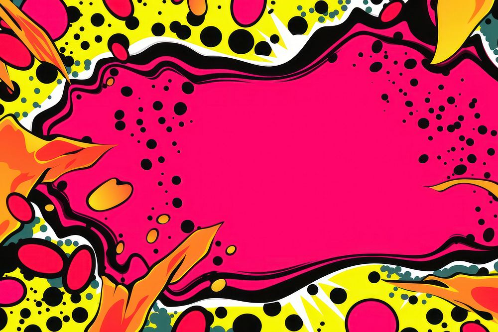 Comic poison melt border effect backgrounds abstract pattern.