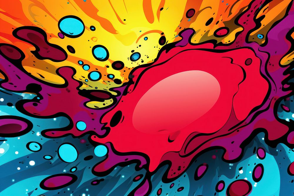 Comic poison melt effect backgrounds abstract pattern.