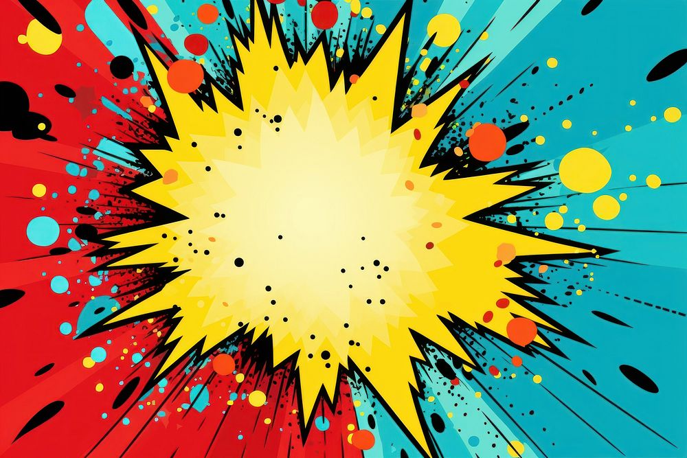 Comic splash effect backgrounds abstract pattern.