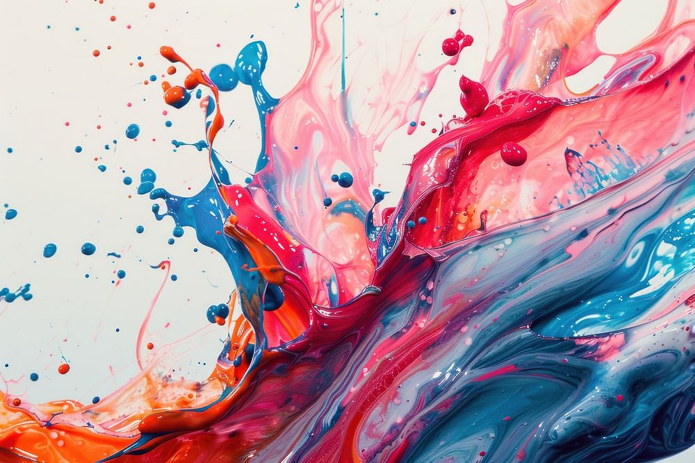 Paint splash painting art backgrounds.
