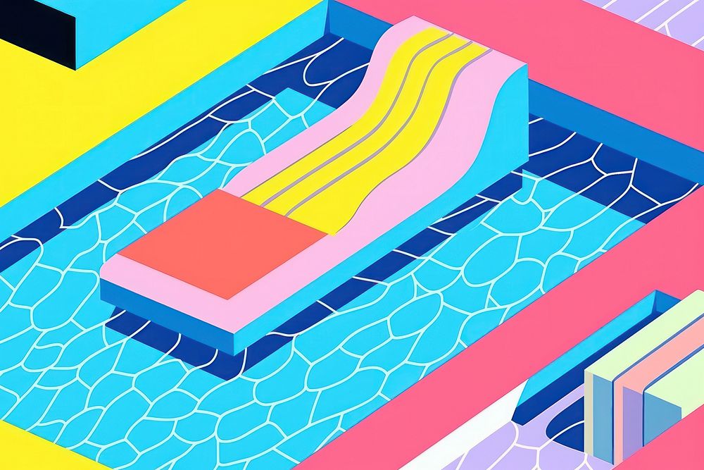 Swiming pool pattern backgrounds creativity.