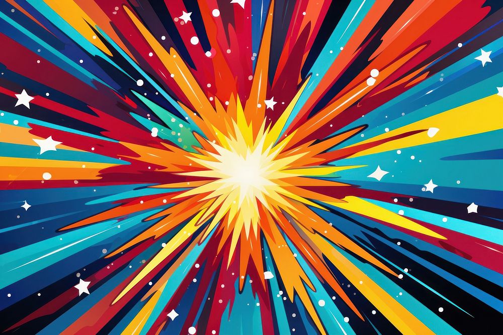 Shooting star effect backgrounds abstract pattern.