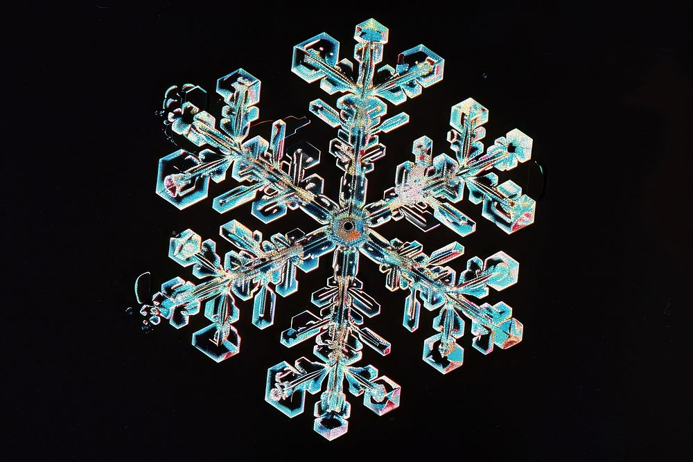 Snowflake decoration chandelier christmas.