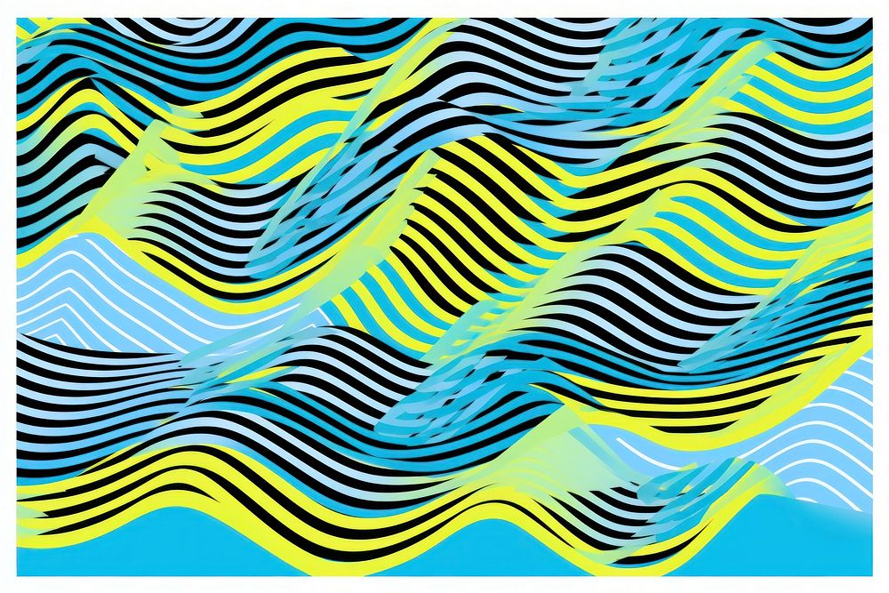 Wave of nature pattern art abstract.