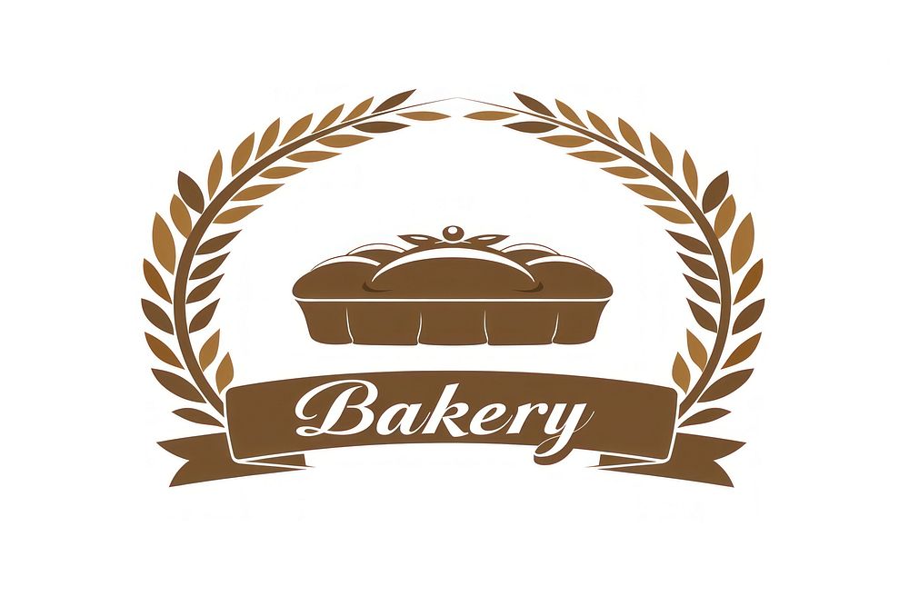 Bakery logo dessert food.