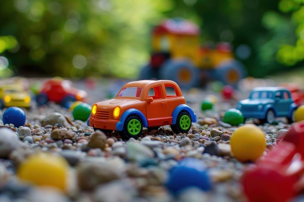 Kid toy vehicle car transportation.