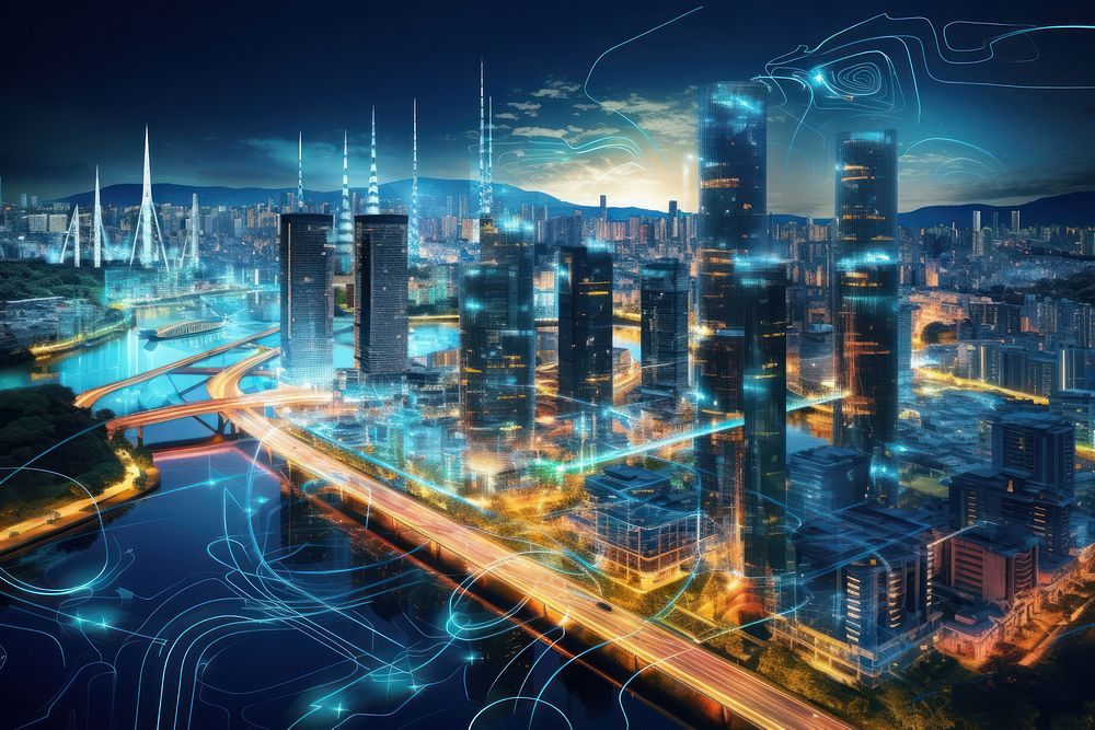 Smart city virtual interface architecture technology metropolis.