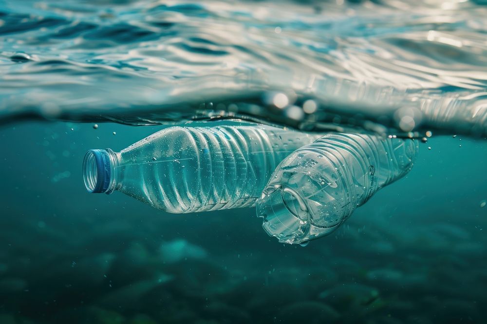 Pollution underwater outdoors plastic.