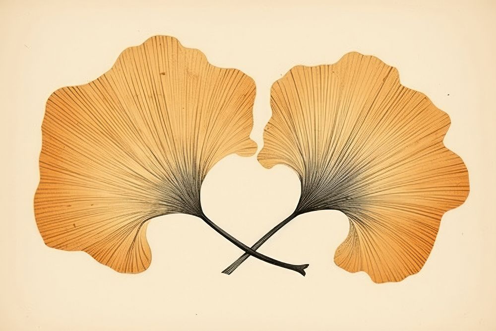 Traditional japanese ginkgo leaf art creativity pattern.