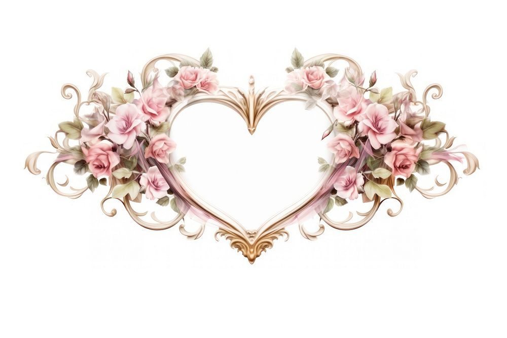 Heart jewelry flower heart.