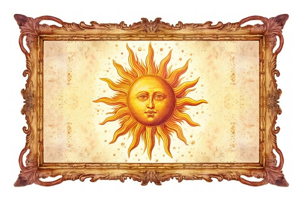 Sun frame art sun.