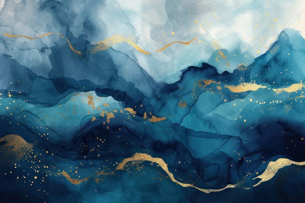 Wave watercolor background backgrounds painting nature.