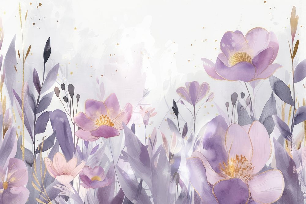 Wildflower watercolor background petal backgrounds blossom.