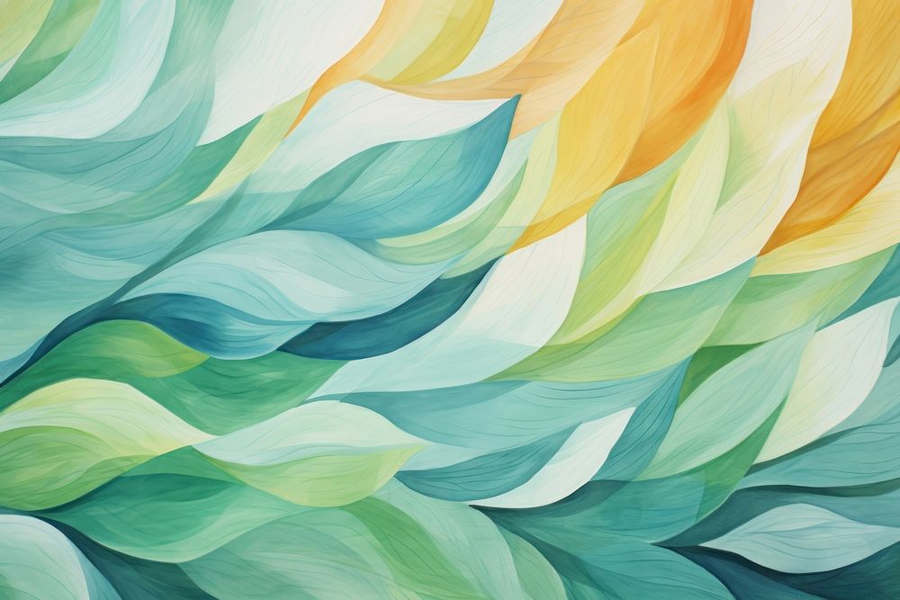 Leaf backgrounds abstract painting.