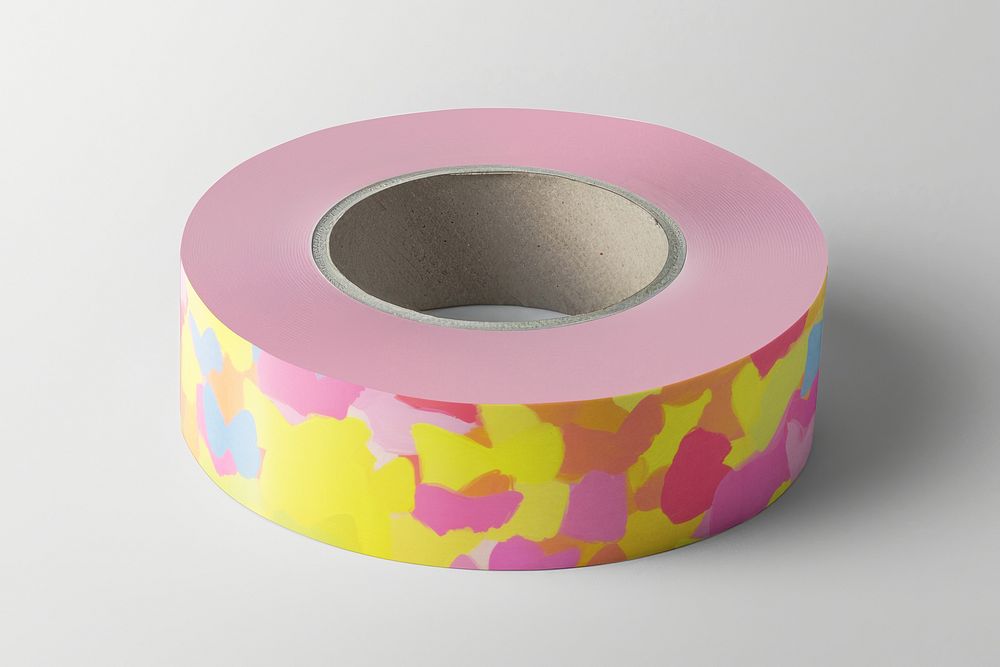 Abstract colorful washi tape