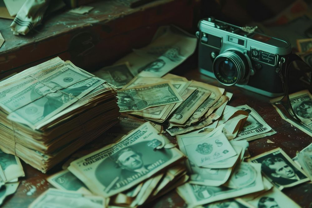 Money camera backgrounds electronics.