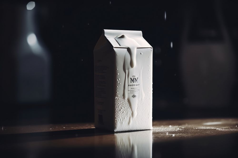 Milk box letterbox cardboard.