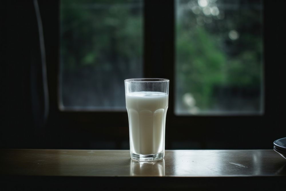 Milk drink dairy glass.