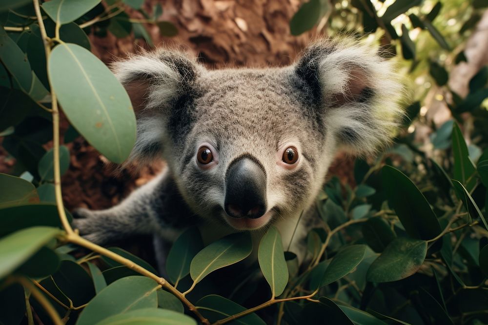Koala bear animal wildlife mammal.