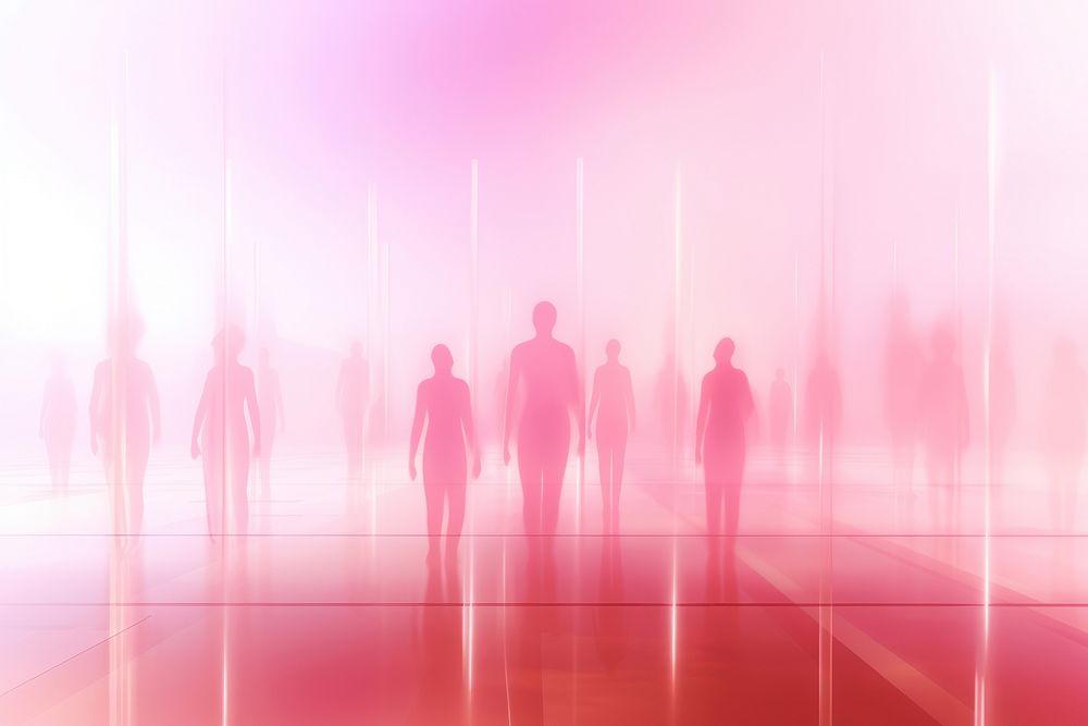Abstract background futuristic pink architecture.