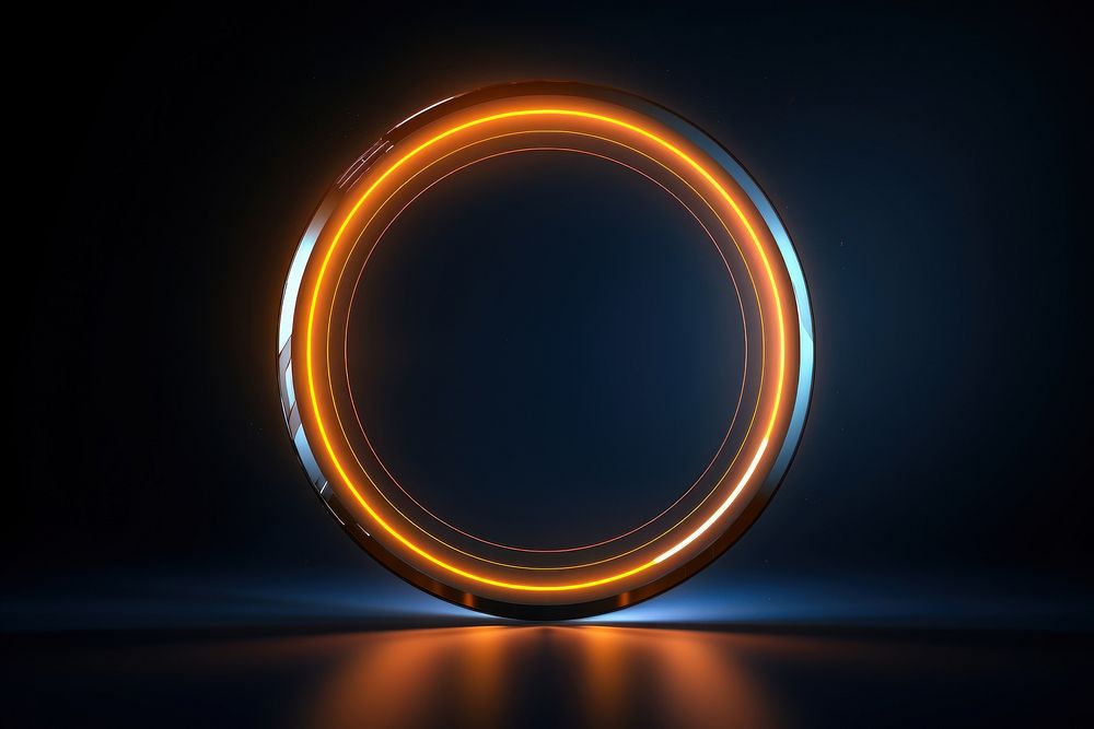 Abstract background technology eclipse light.