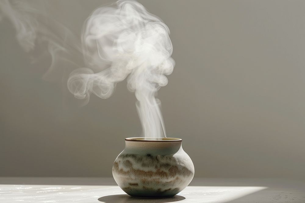 Aromatheraapy porcelain smoke lighting.