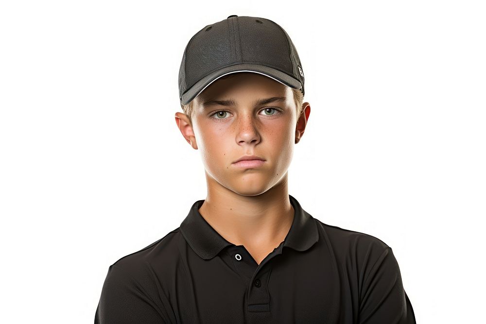 Confident young golfer portrait adult photo.