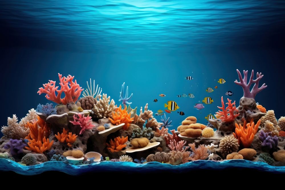 Underwater aquarium outdoors nature.
