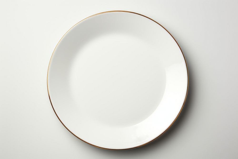 Empty plate porcelain platter white.