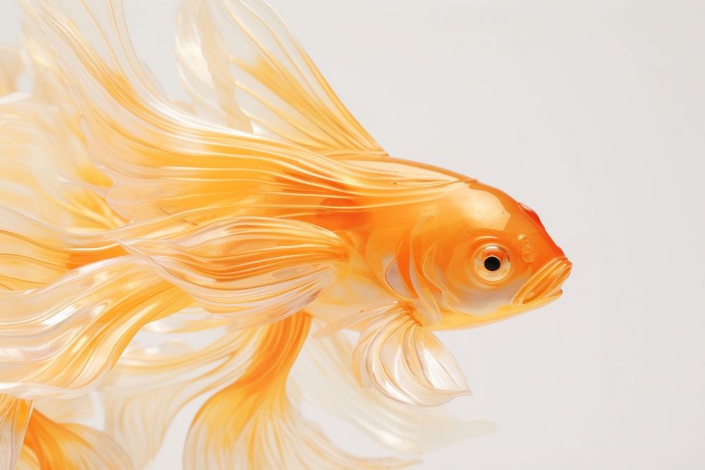 Gold fish goldfish animal underwater.