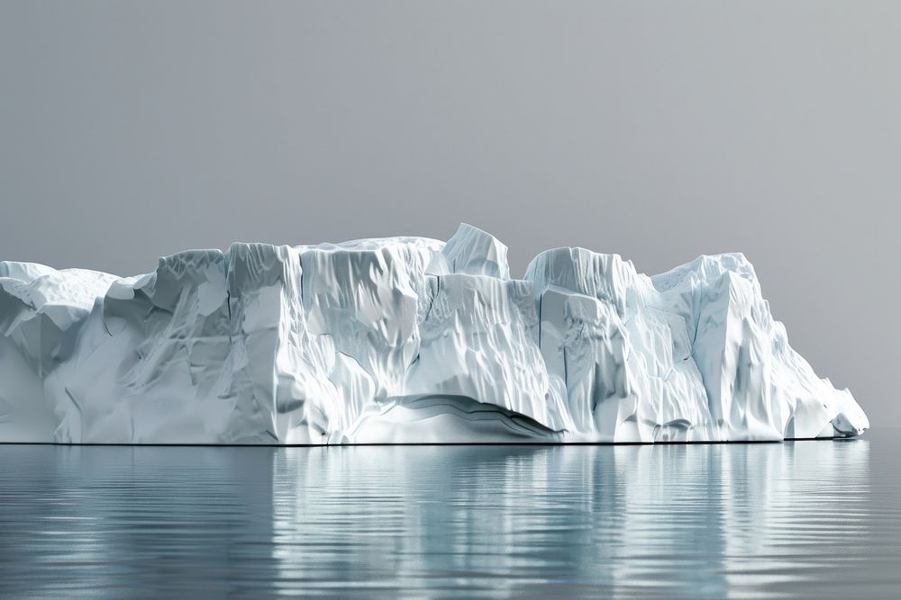 Iceberg outdoors nature tranquility.