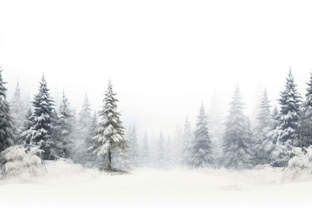 Forest snow backgrounds outdoors.