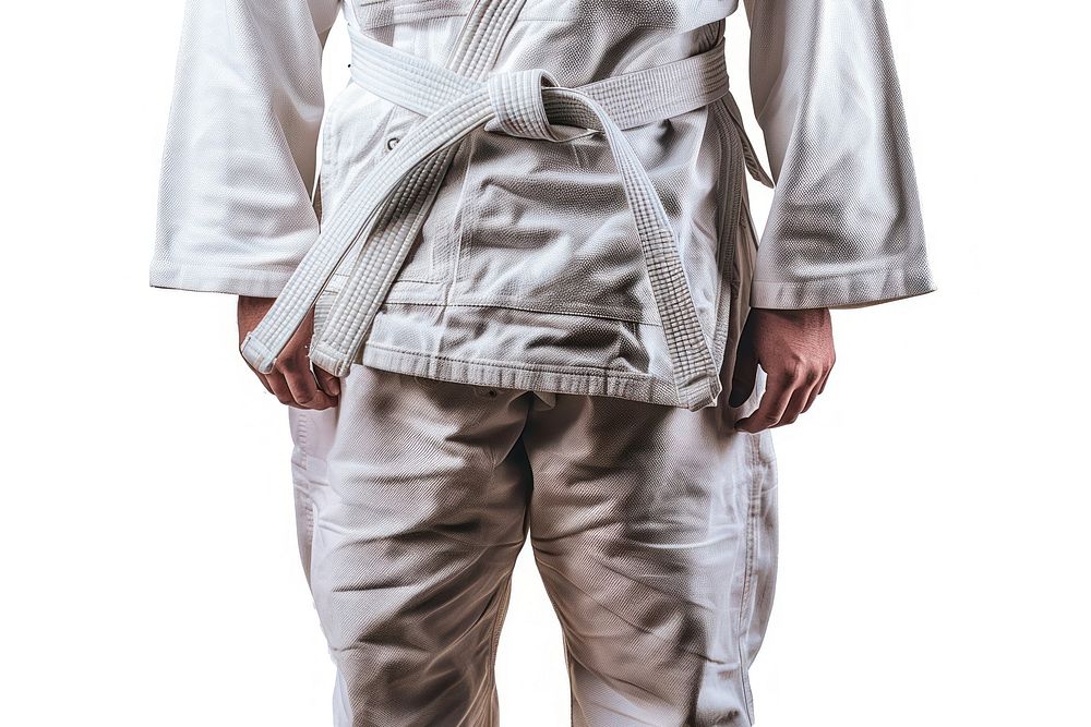 Judo white adult robe.