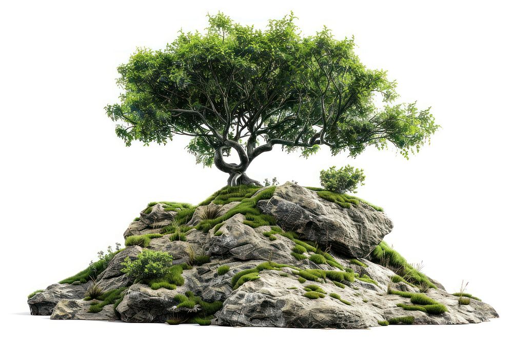 Nature landscape bonsai plant tree.