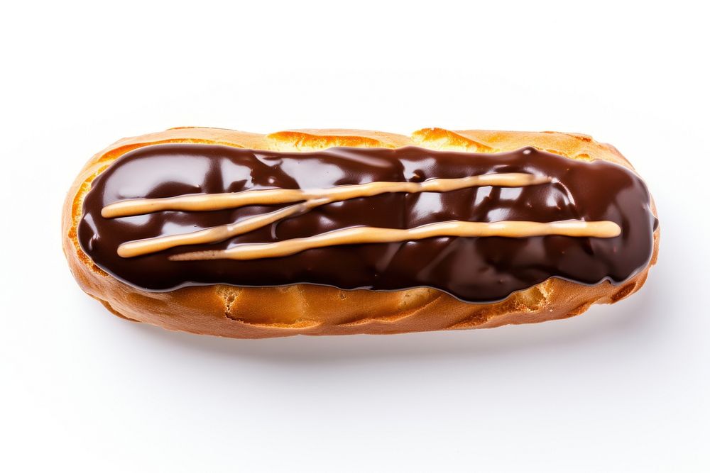 Eclair confectionery dessert food.