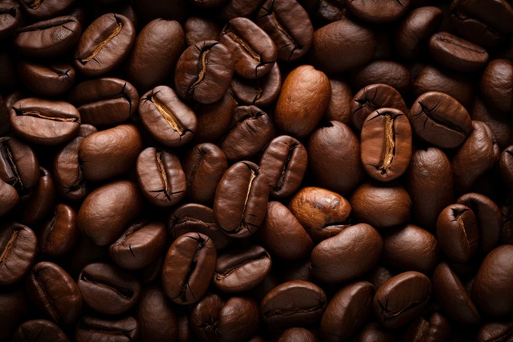 Coffee bean texture food coffee beans backgrounds.