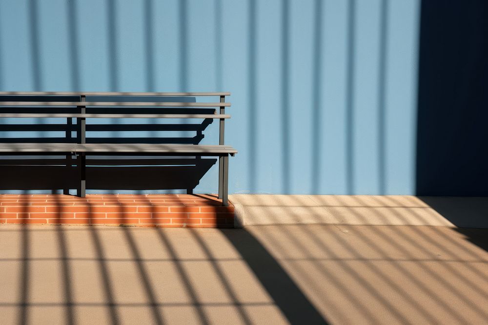 Solar panel furniture outdoors shadow.