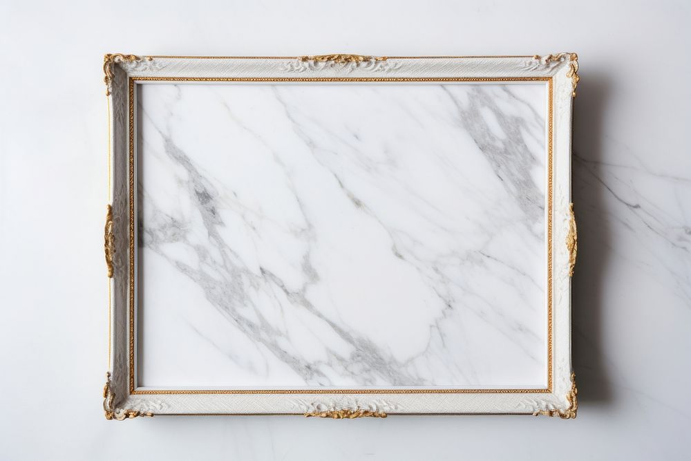 Marble texture frame rectangle art painting.