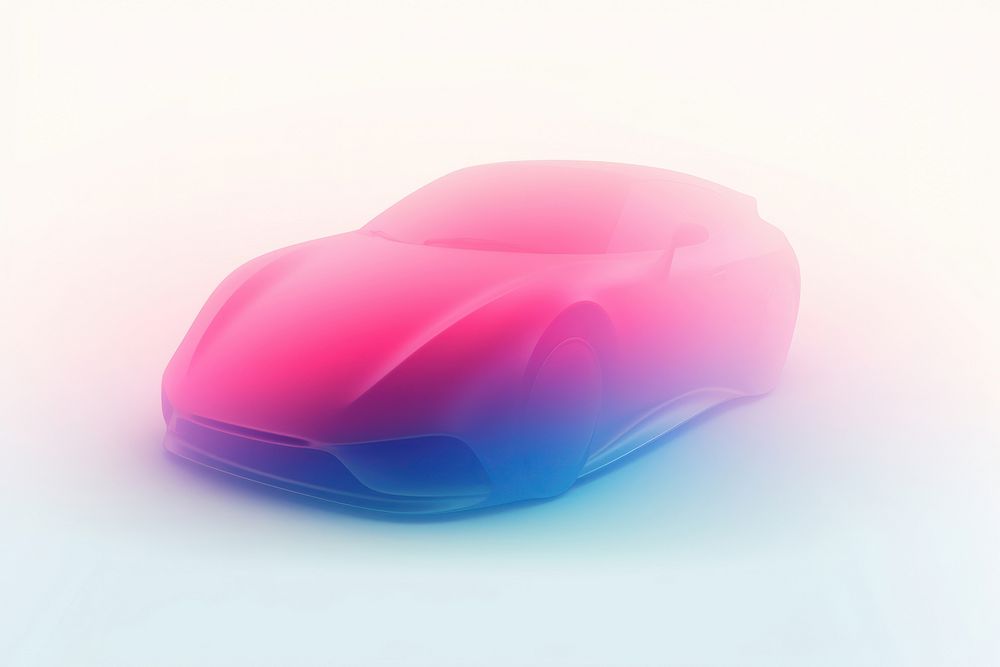 Abstract blurred gradient illustration car pink electronics technology.