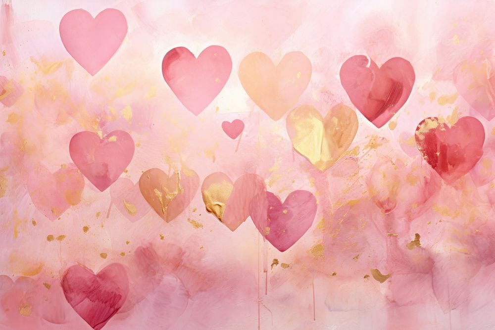 Charity pink valentines backgrounds painting celebration.