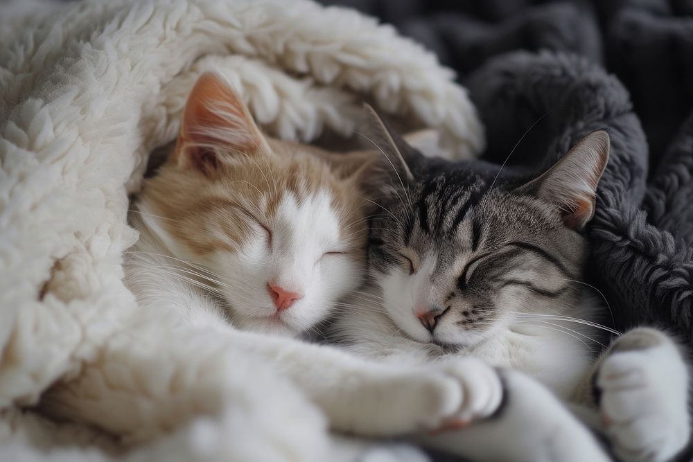 Pets play sleeping blanket mammal.