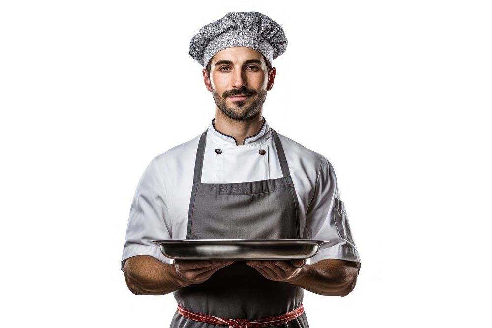 Chef cook baker man adult apron restaurant.
