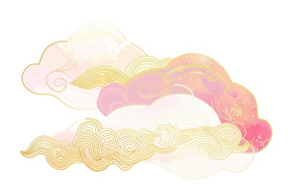 Chinese cloud backgrounds pattern drawing.