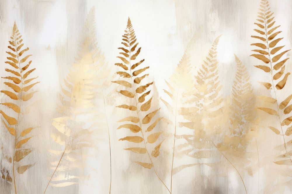 Fern watercolor backgrounds plant white.
