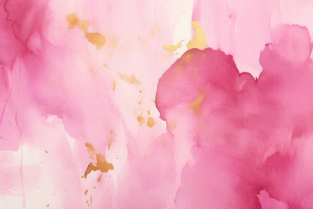 Hot pink valentines watercolor background painting backgrounds petal.