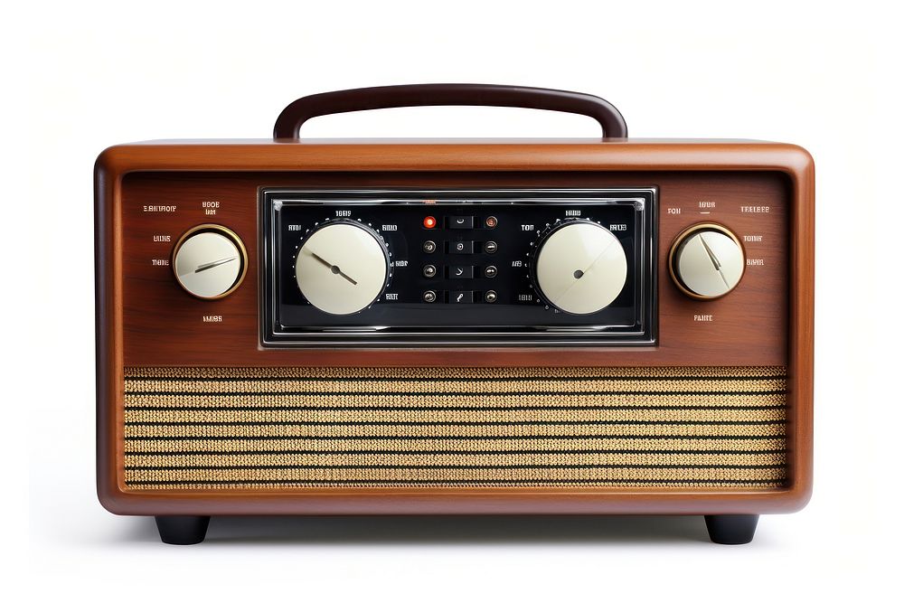 Old Retro Radio Against radio electronics old.