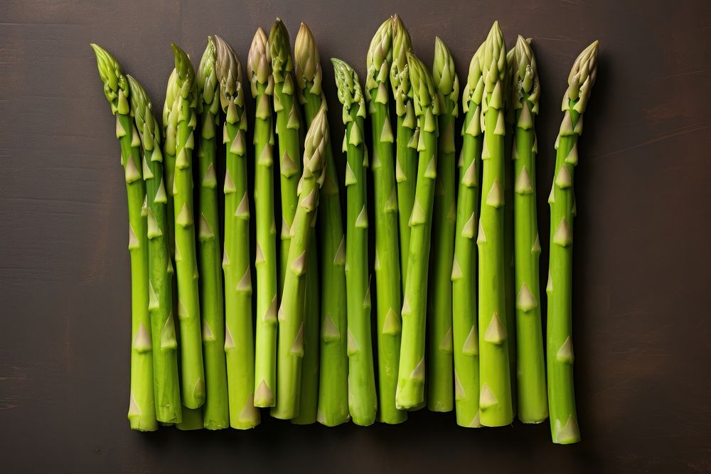 Sheaf of Fresh asparagus vegetable plant food.
